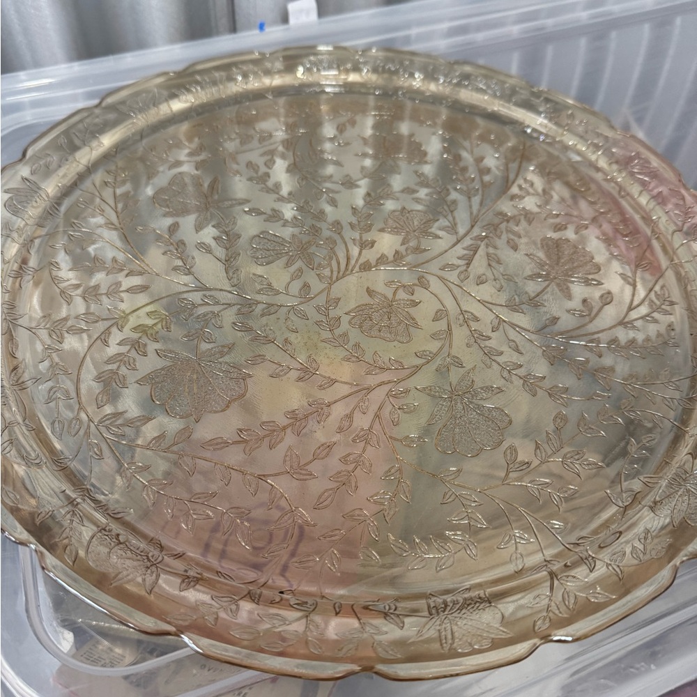 Floragold Tray. - Picture 2 of 2